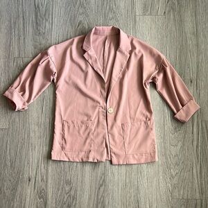 SHIEN Pink Mauve Blazer Size S